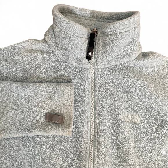 The North Face Fleece L/S Full Zip Jacket Blue Outdoor Coat Women's XS - Picture 1 of 6